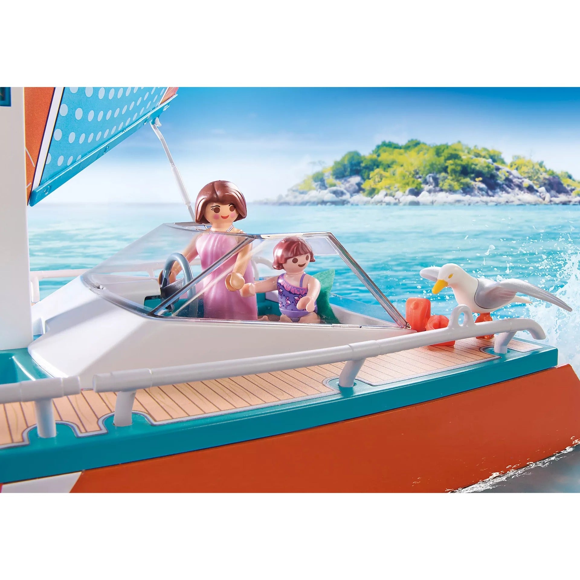 PLAYMOBIL Familieplezier Catamaran 71043