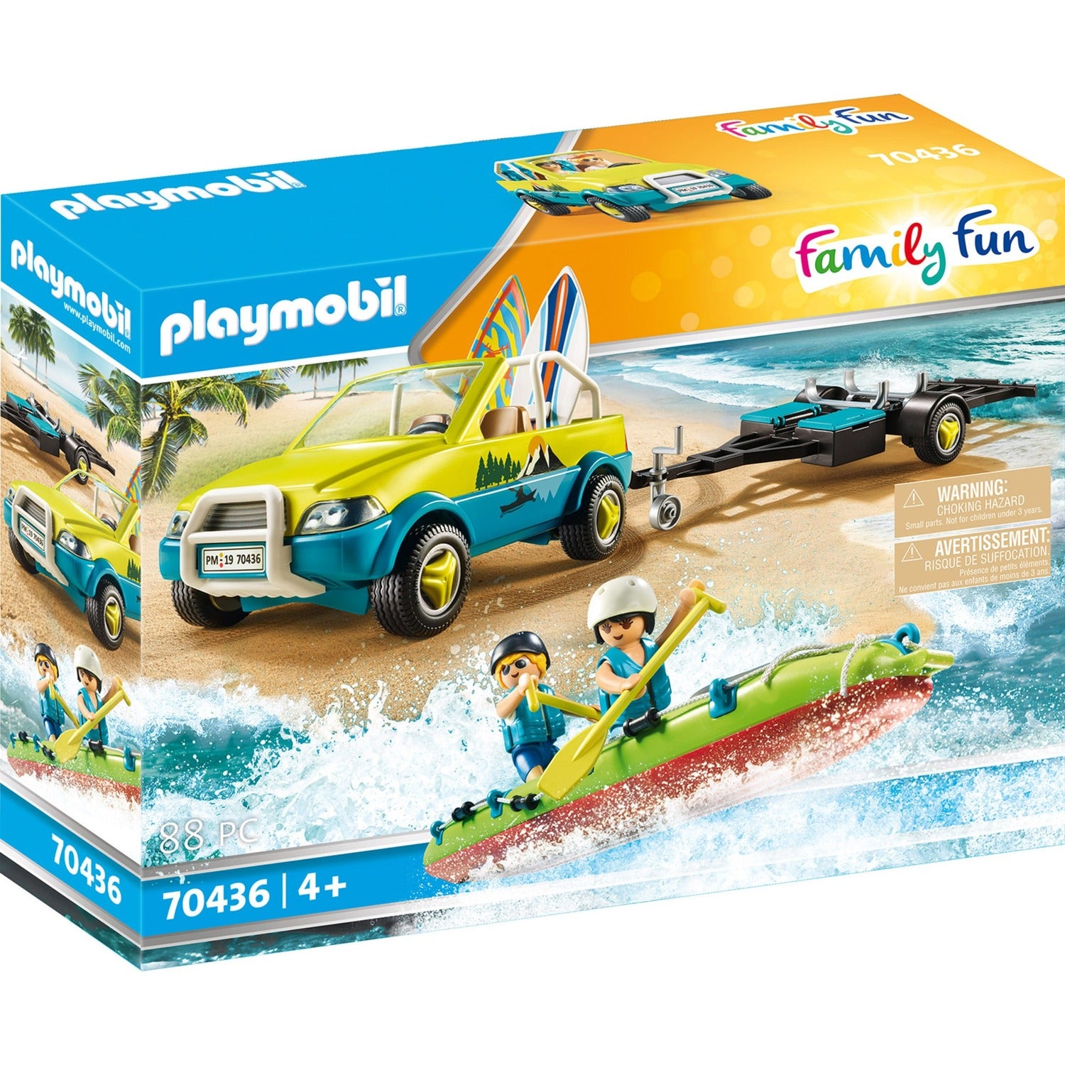 PLAYMOBIL 70436 Strandwagen met Kano's