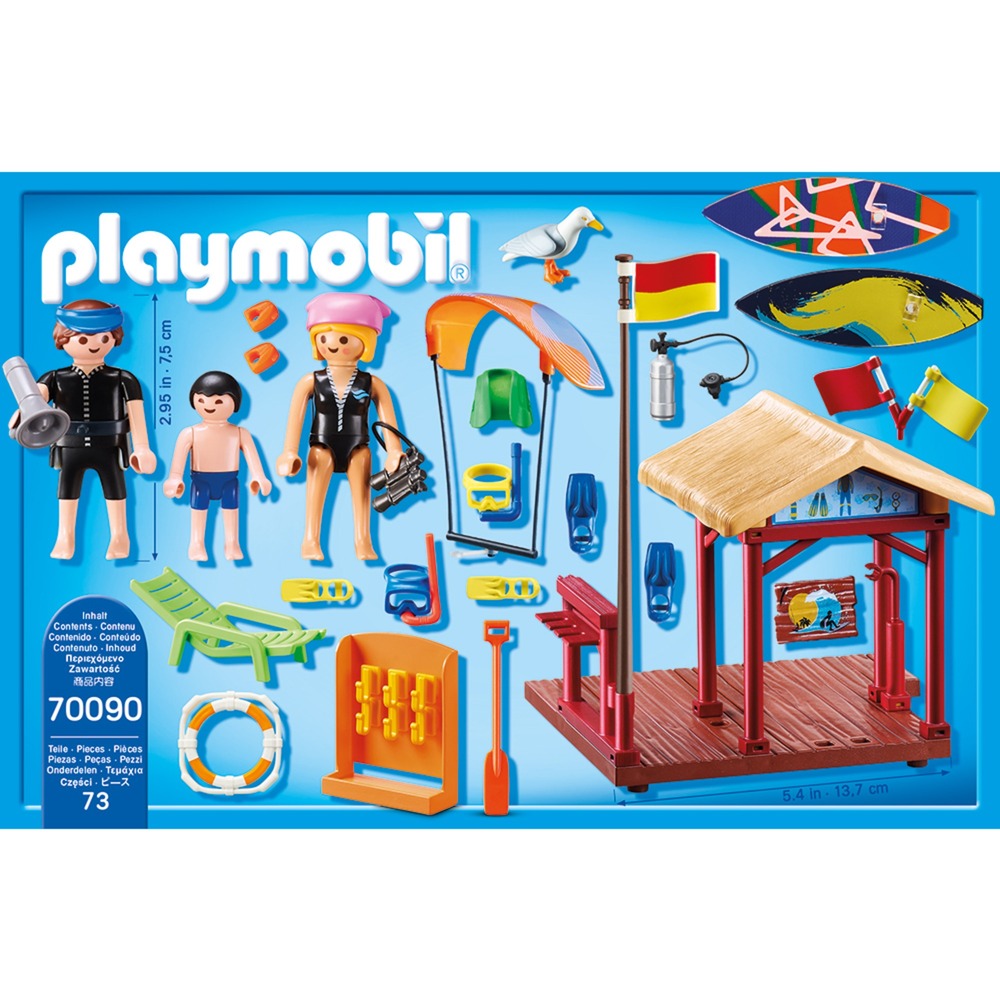 PLAYMOBIL PLAYMOBIL Familie Plezier Watersportschool