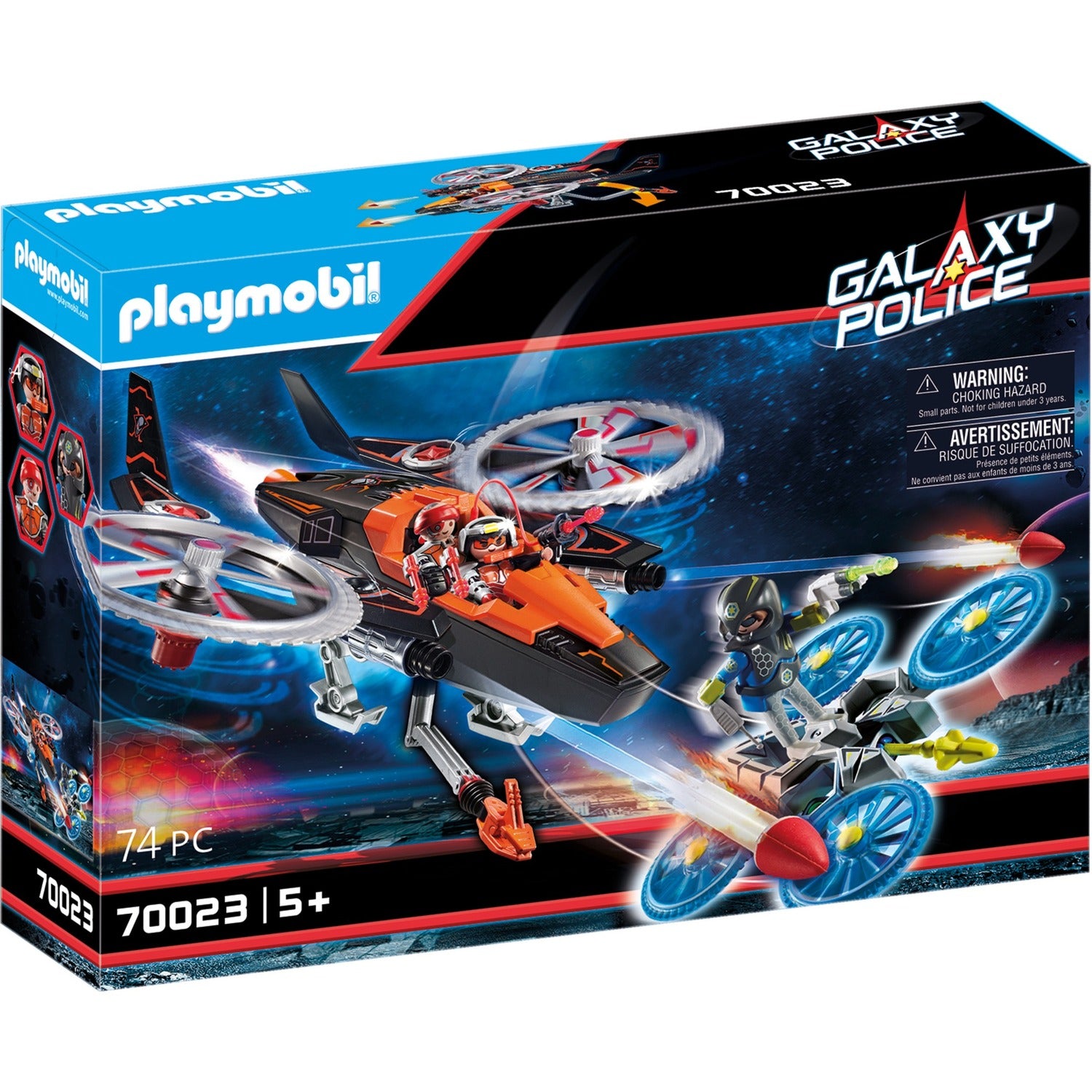 PLAYMOBIL PLAYMOBIL Galaxy Police Galaxy piratenhelikopter