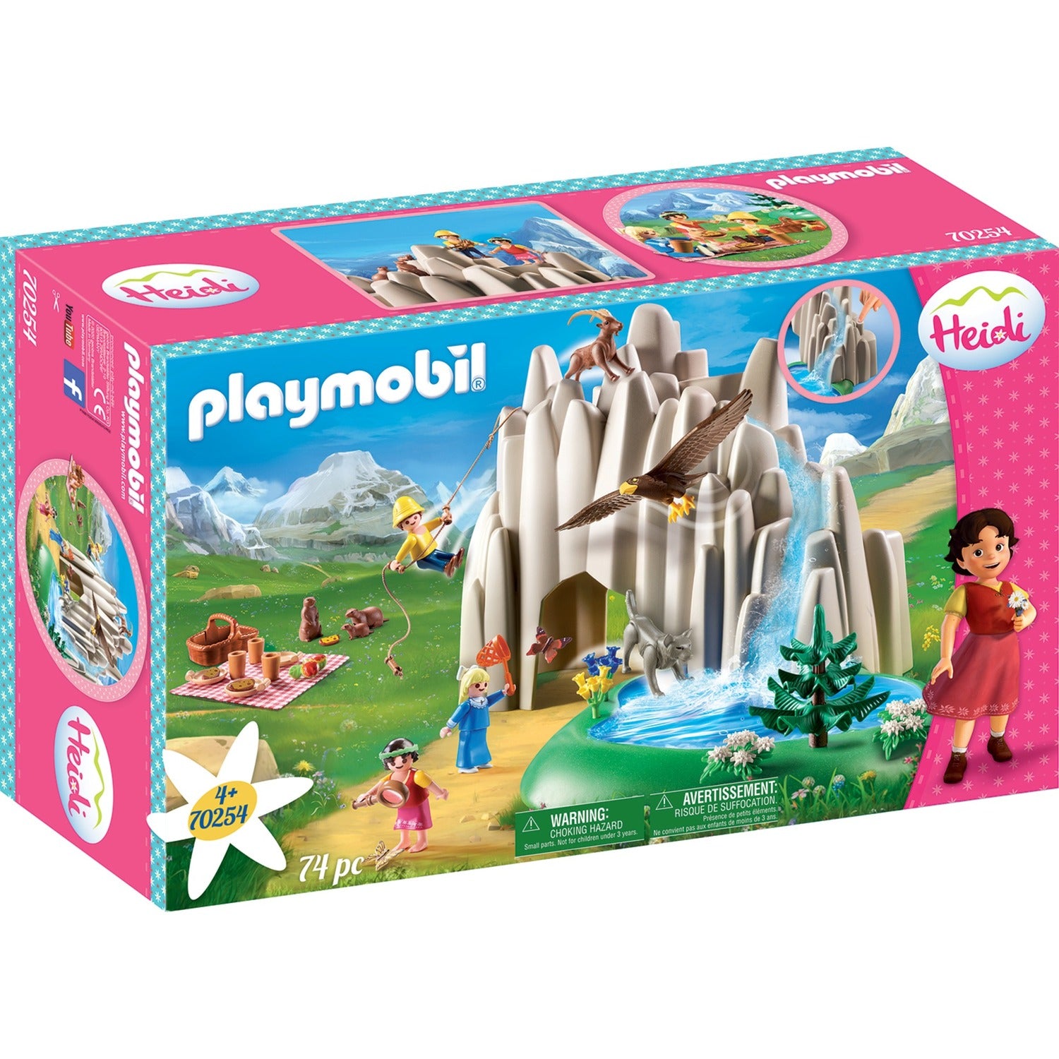 PLAYMOBIL 70254 Heidi, Klara en Peter bij het Meer