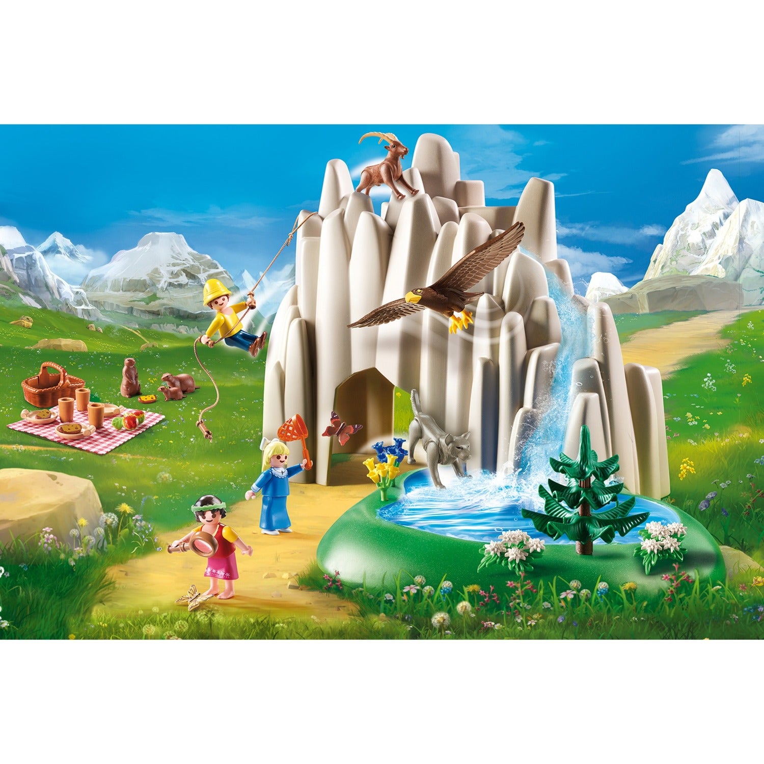 PLAYMOBIL 70254 Heidi, Klara en Peter bij het Meer