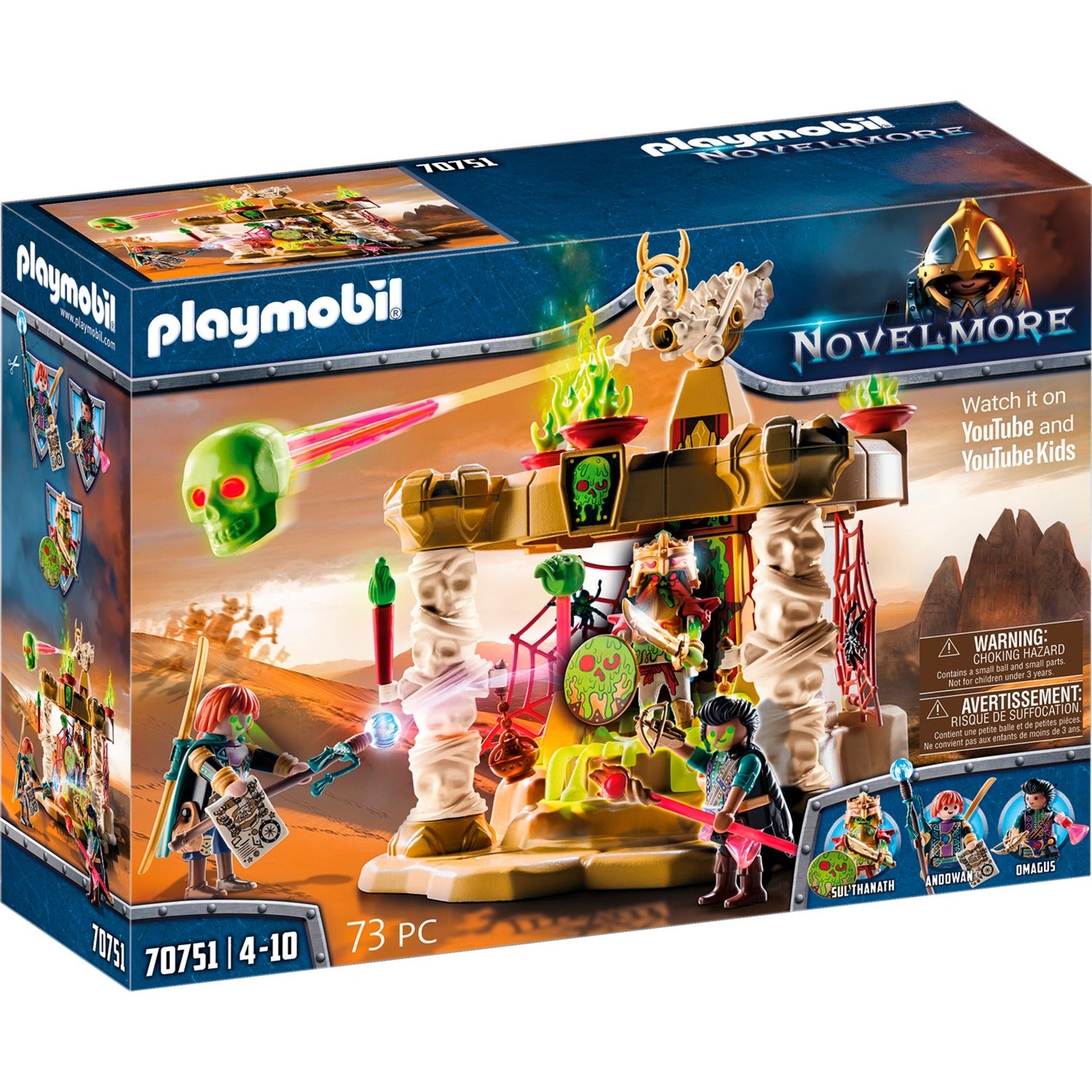 PLAYMOBIL PLAYMOBIL Novelmore Sal'ahari Sands Tempel van het skelet