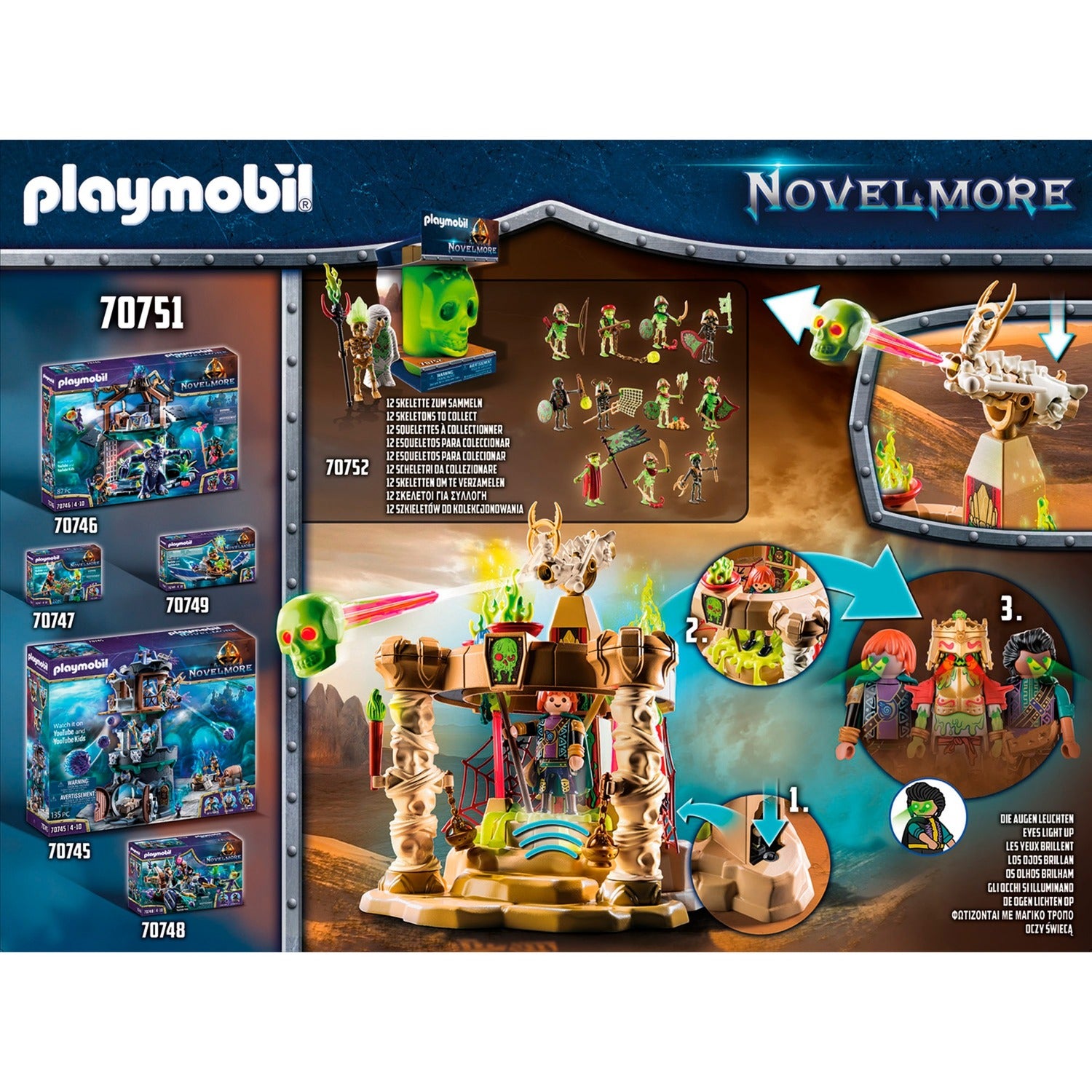 PLAYMOBIL PLAYMOBIL Novelmore Sal'ahari Sands Tempel van het skelet