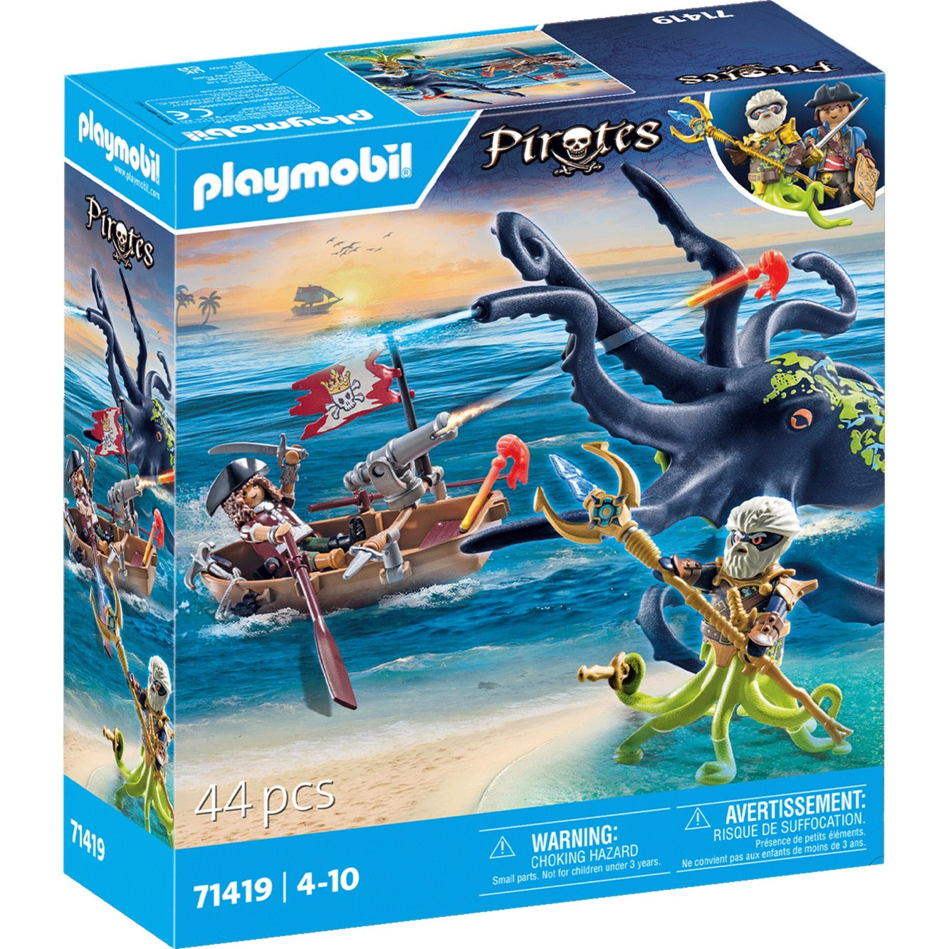 PLAYMOBIL PLAYMOBIL Piraten Gevecht Tegen de Reuzenoctopus 71419