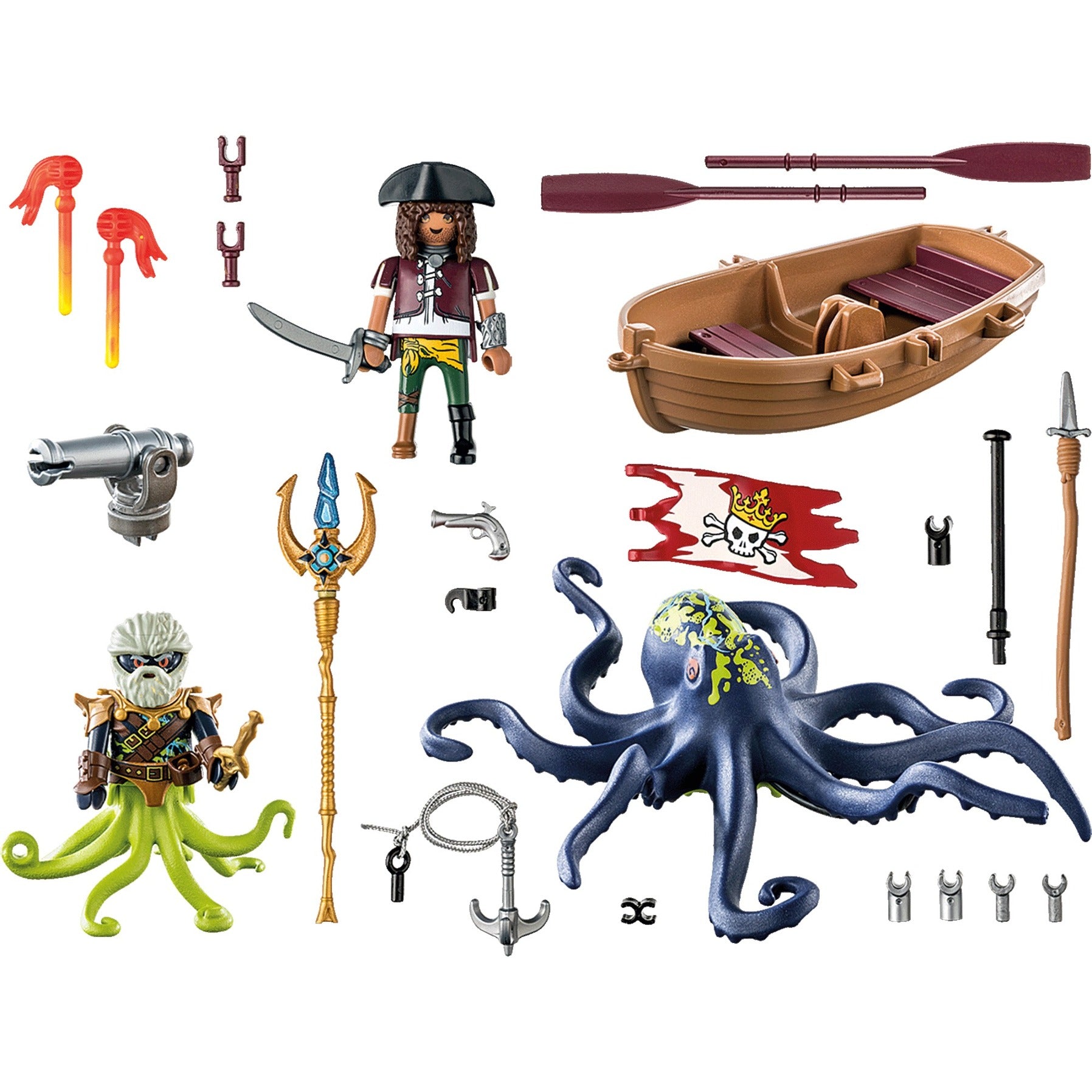 PLAYMOBIL PLAYMOBIL Piraten Gevecht Tegen de Reuzenoctopus 71419