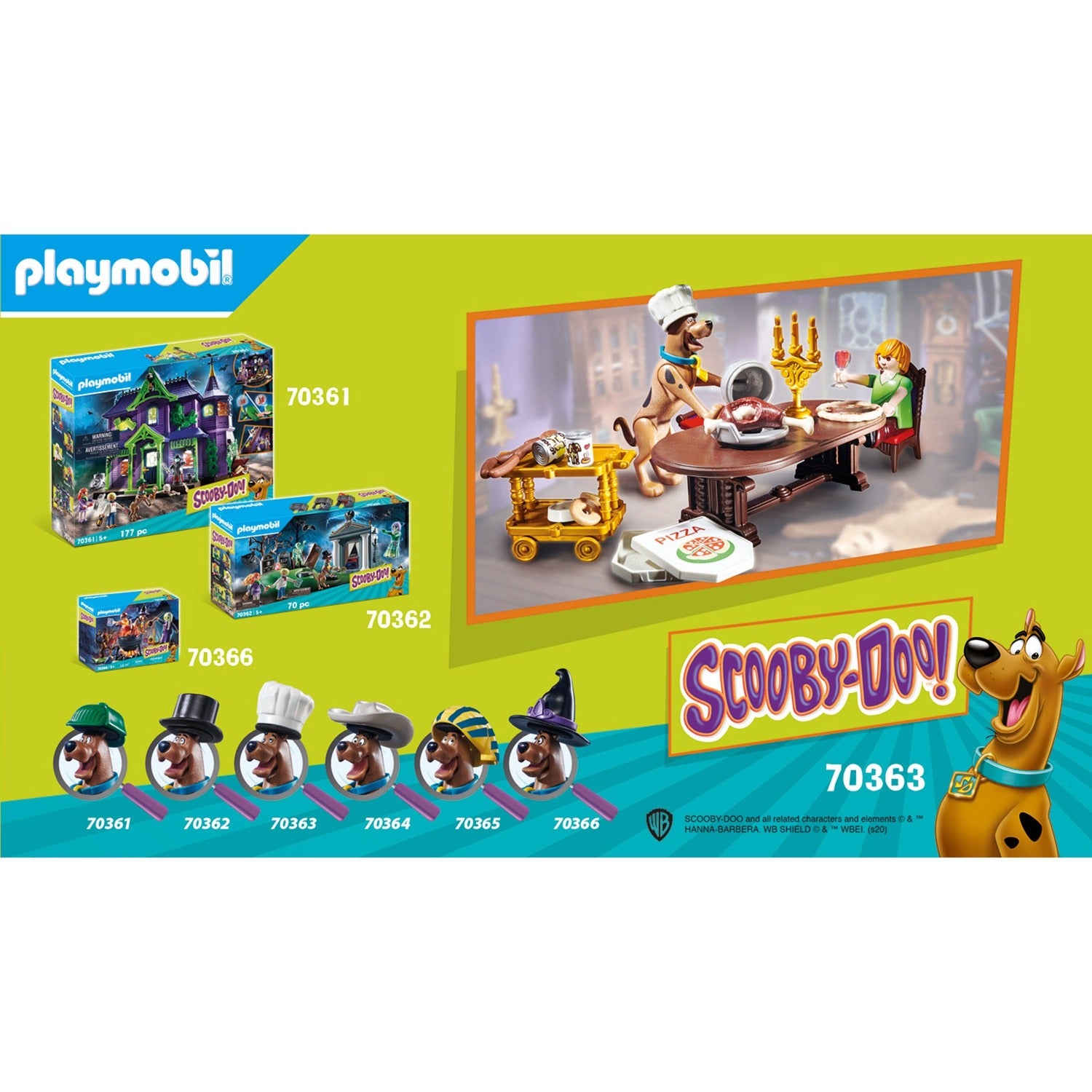PLAYMOBIL PLAYMOBIL SCOOBY-DOO! Avondmaal ontmoette Shaggy