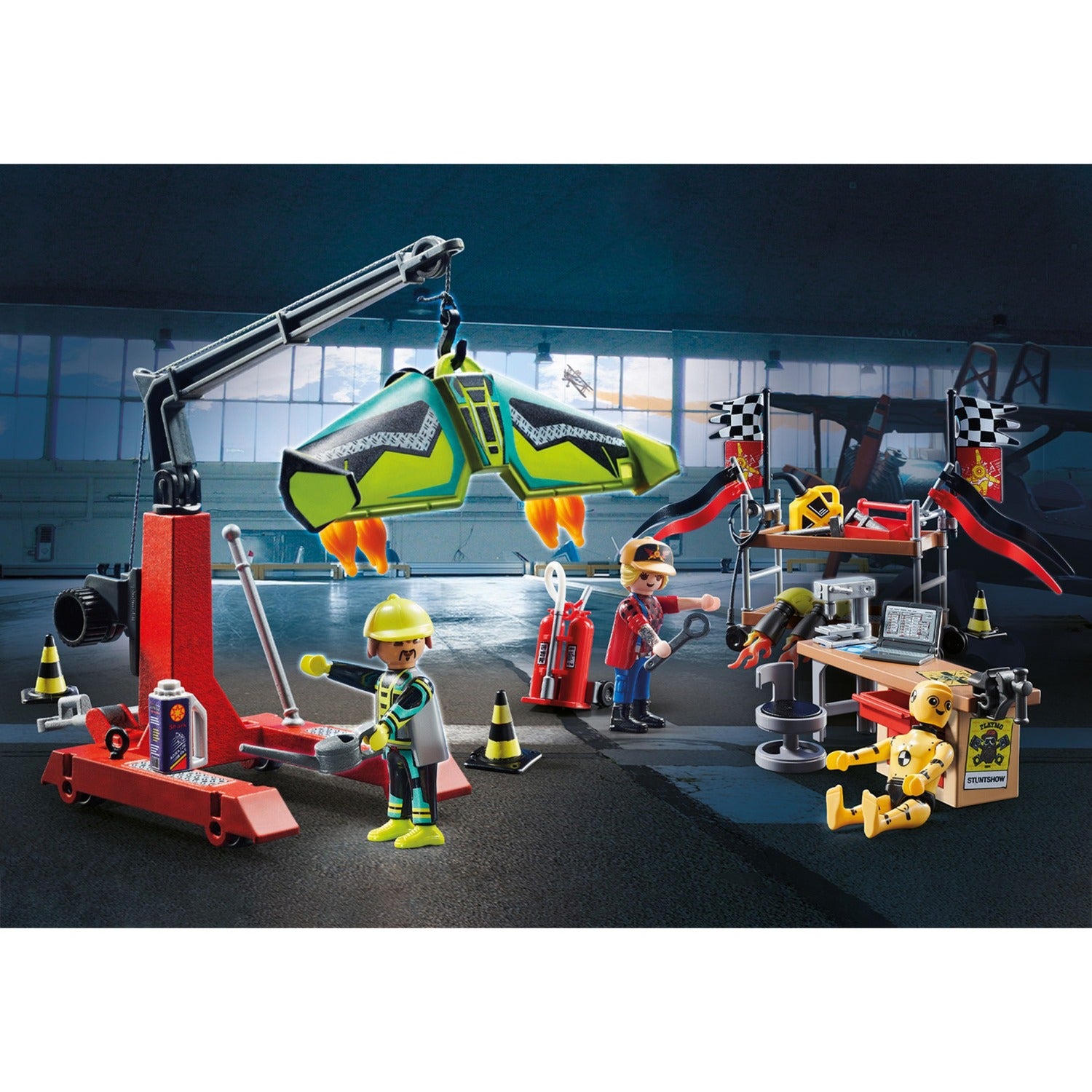 PLAYMOBIL PLAYMOBIL Stuntshow Air Stuntshow servicestation