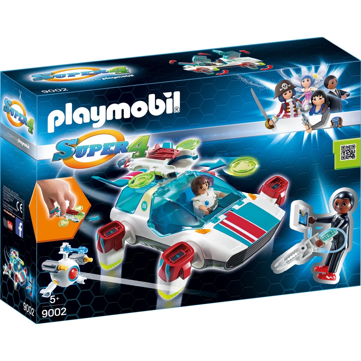 PLAYMOBIL PLAYMOBIL Super 4 FulguriX met Gene