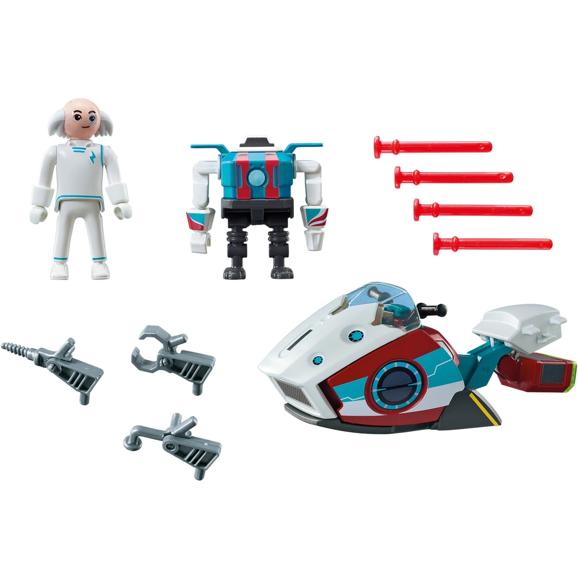 PLAYMOBIL PLAYMOBIL Super 4 Skyjet met Dr. X-robot