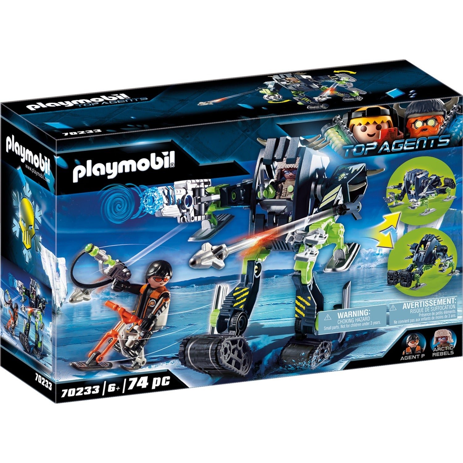 PLAYMOBIL PLAYMOBIL Top Agents Arctic Rebels sneeuwrobot