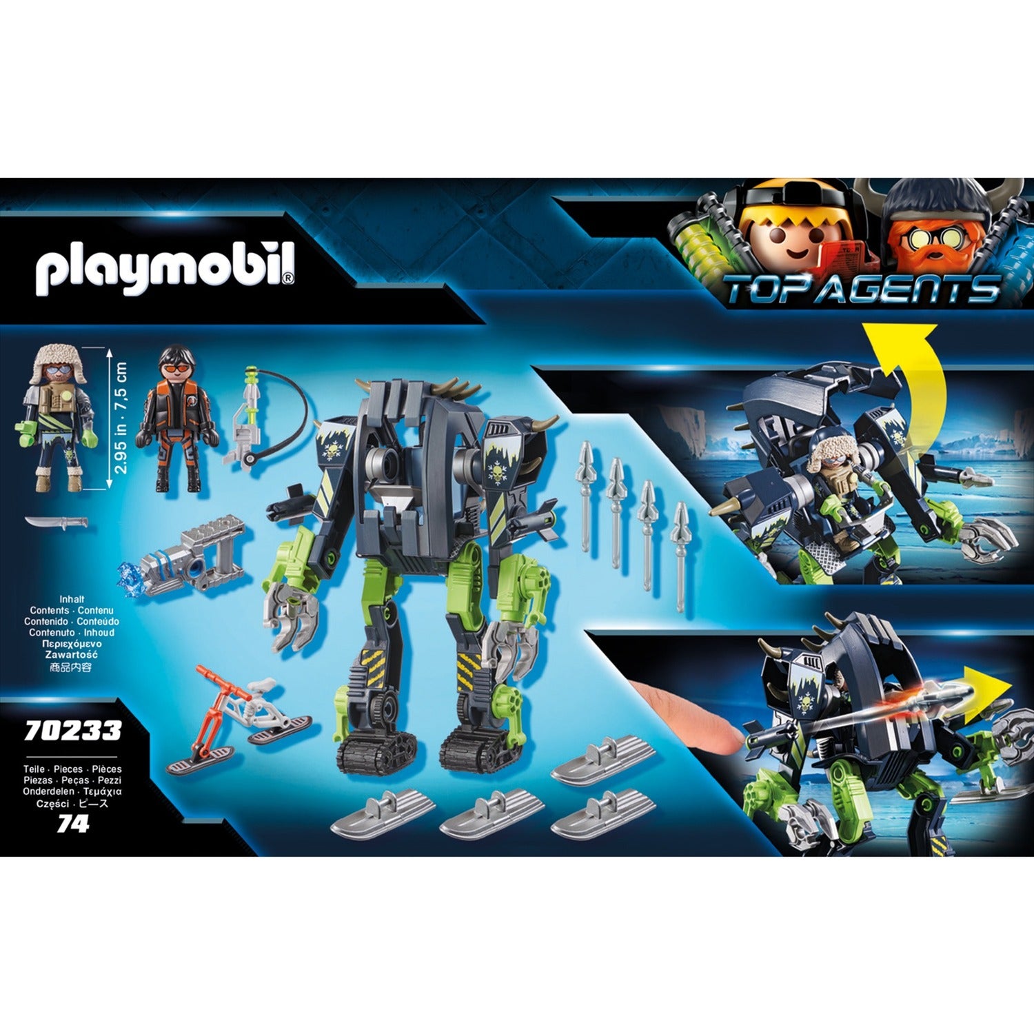 PLAYMOBIL PLAYMOBIL Top Agents Arctic Rebels sneeuwrobot