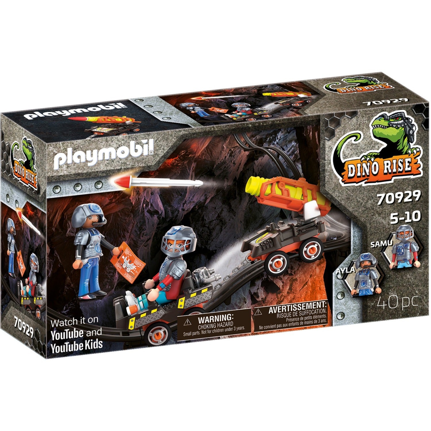 PLAYMOBIL Rise Mine-kart 70929