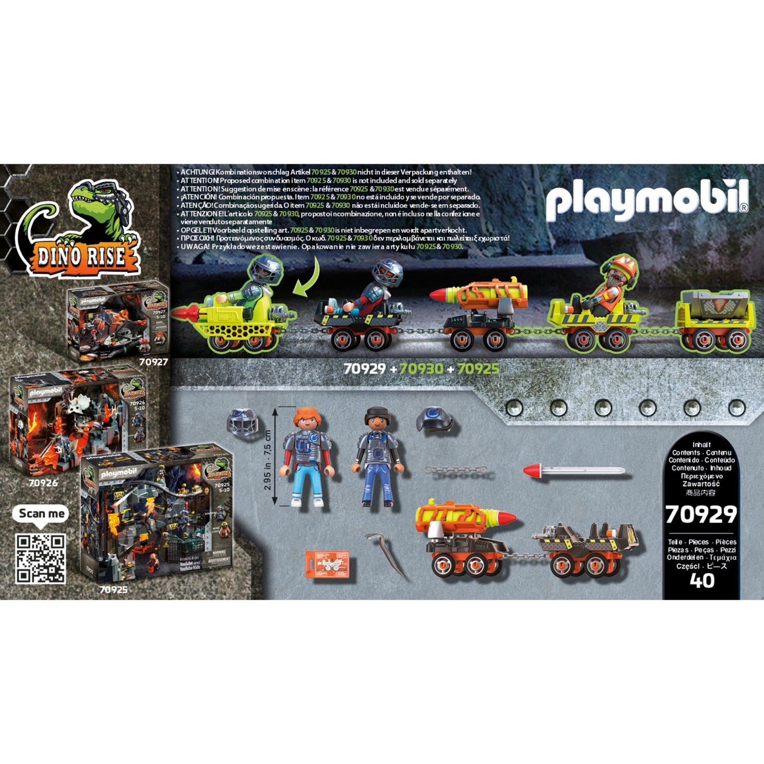PLAYMOBIL Rise Mine-kart 70929