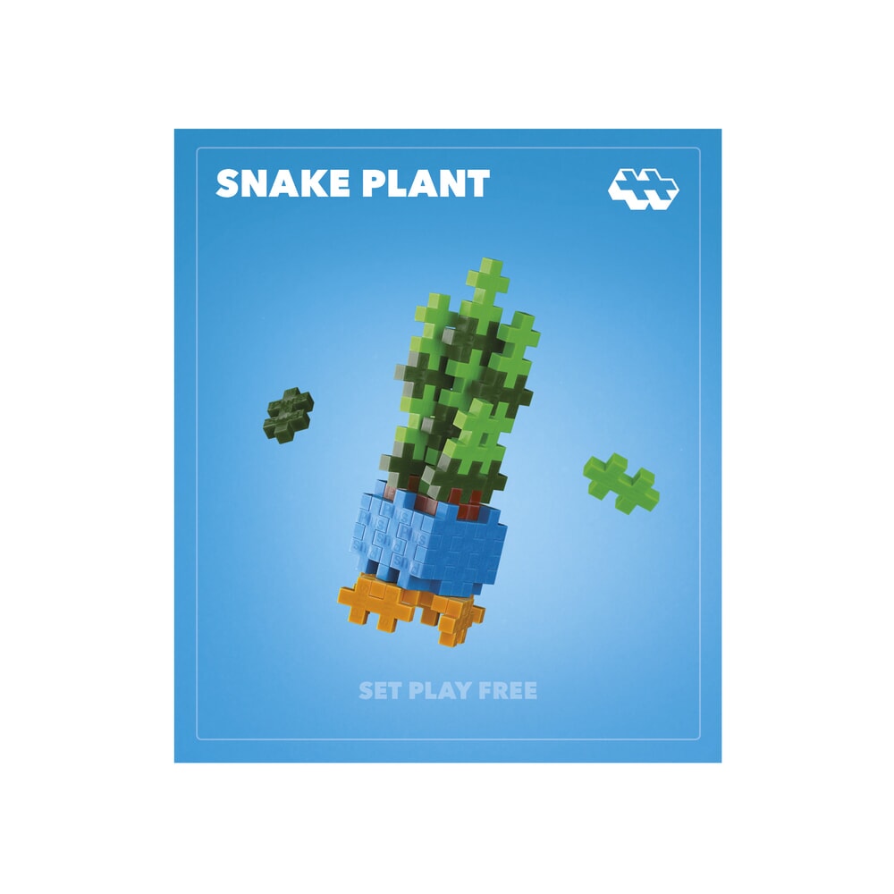 Plus plus plant packs - snake plant plus-plus flowers plants (4342)