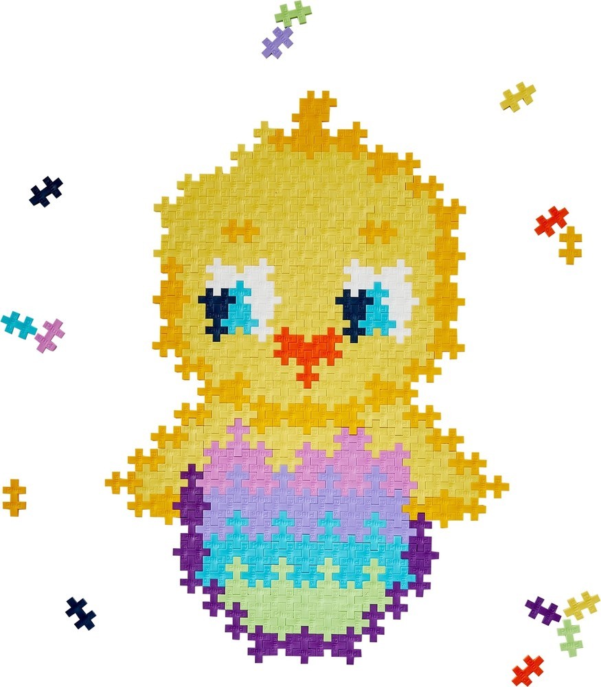 Brandunit puzzle by number kuiken plus-plus: 250 stuks (3964)