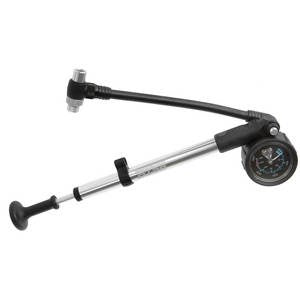 Beto Fork Pump with Pressure Gauge - Aluminum