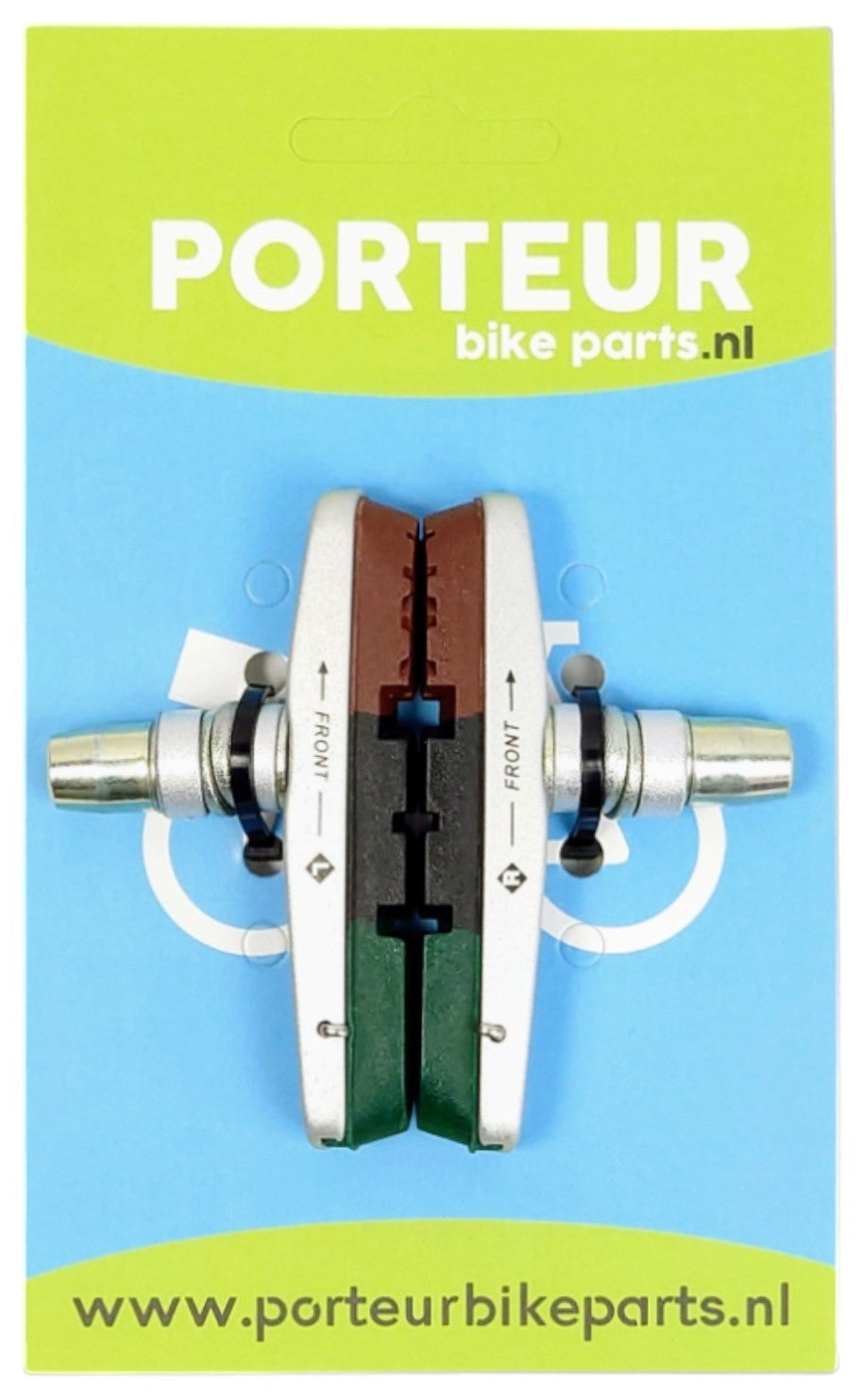 Plaquettes de frein Porteur v-brake 3 couleurs