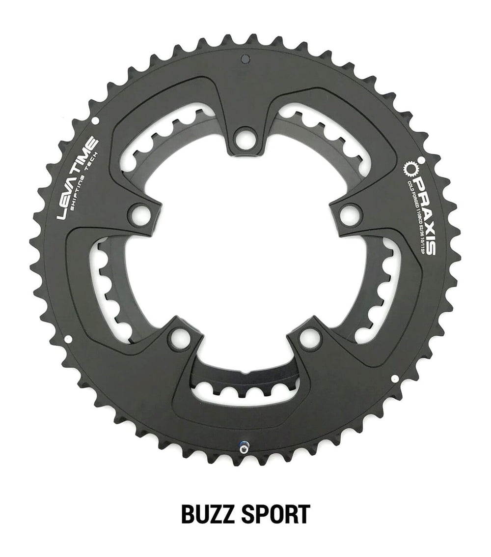 Praxis kettingblad buzz sport 110bcd 52 36t zwart