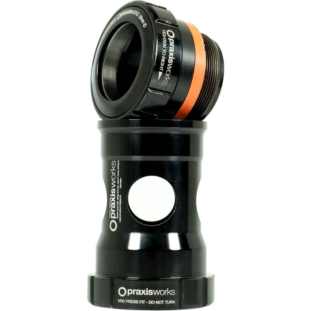 Praxis trapas adapter m30 bb30 pf30 road 68mm
