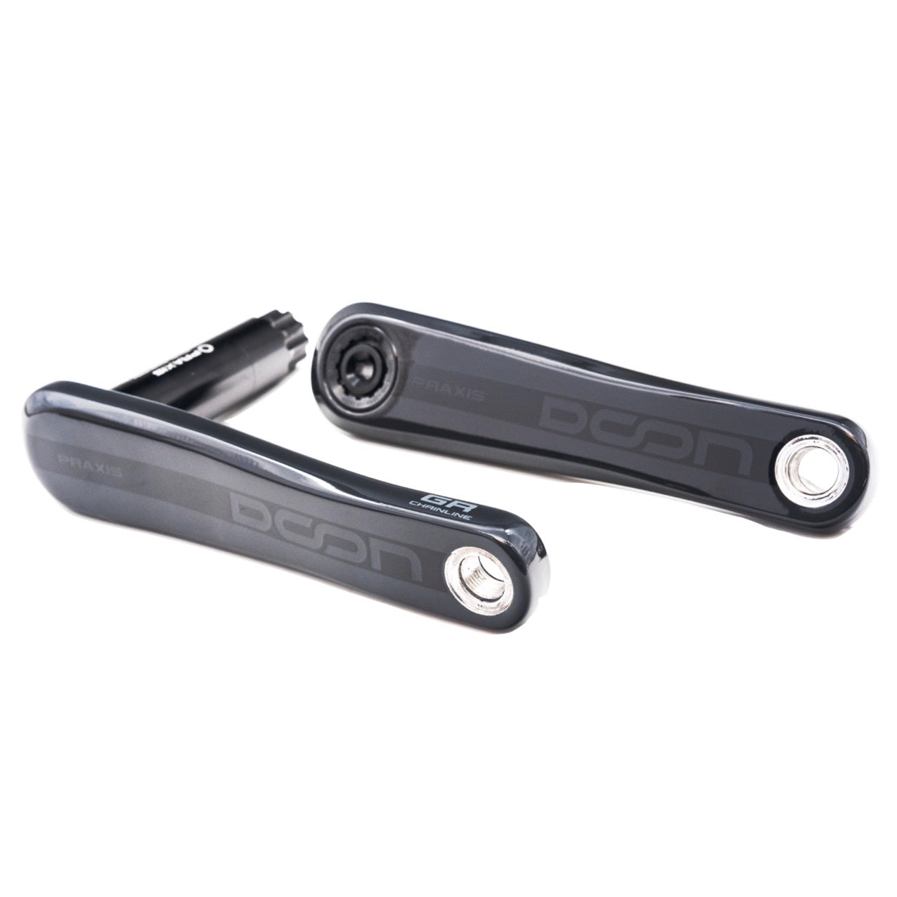 Praxis crankstel doon gr carbon m30-thru 172.5mm (armset)