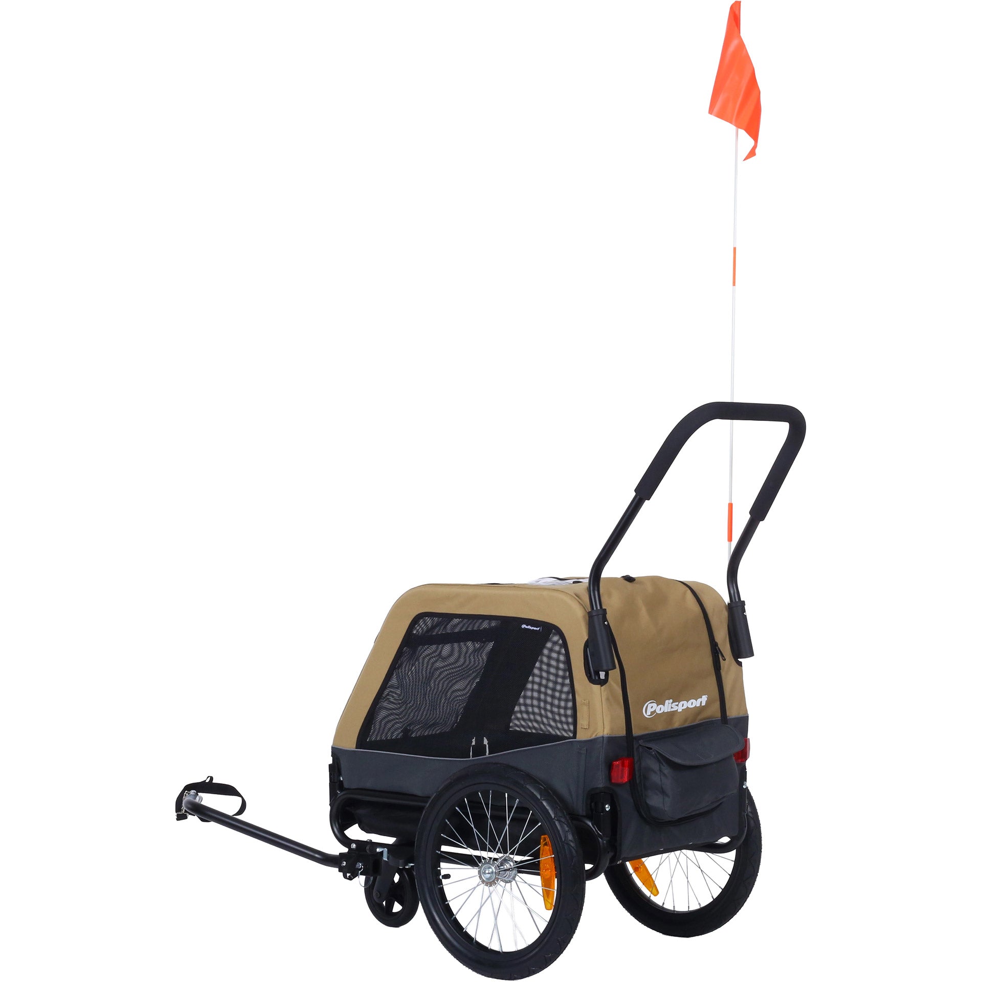 Polisport honden aanhangwagen 20 inch xl tot 45kg