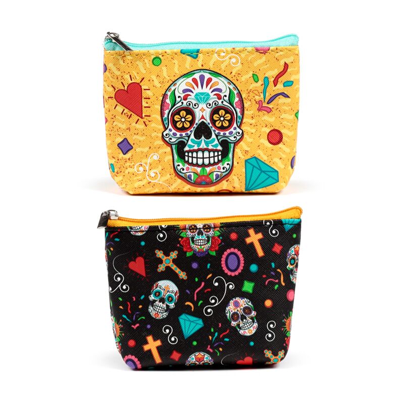 Dia de los muertos pvc portomonnee