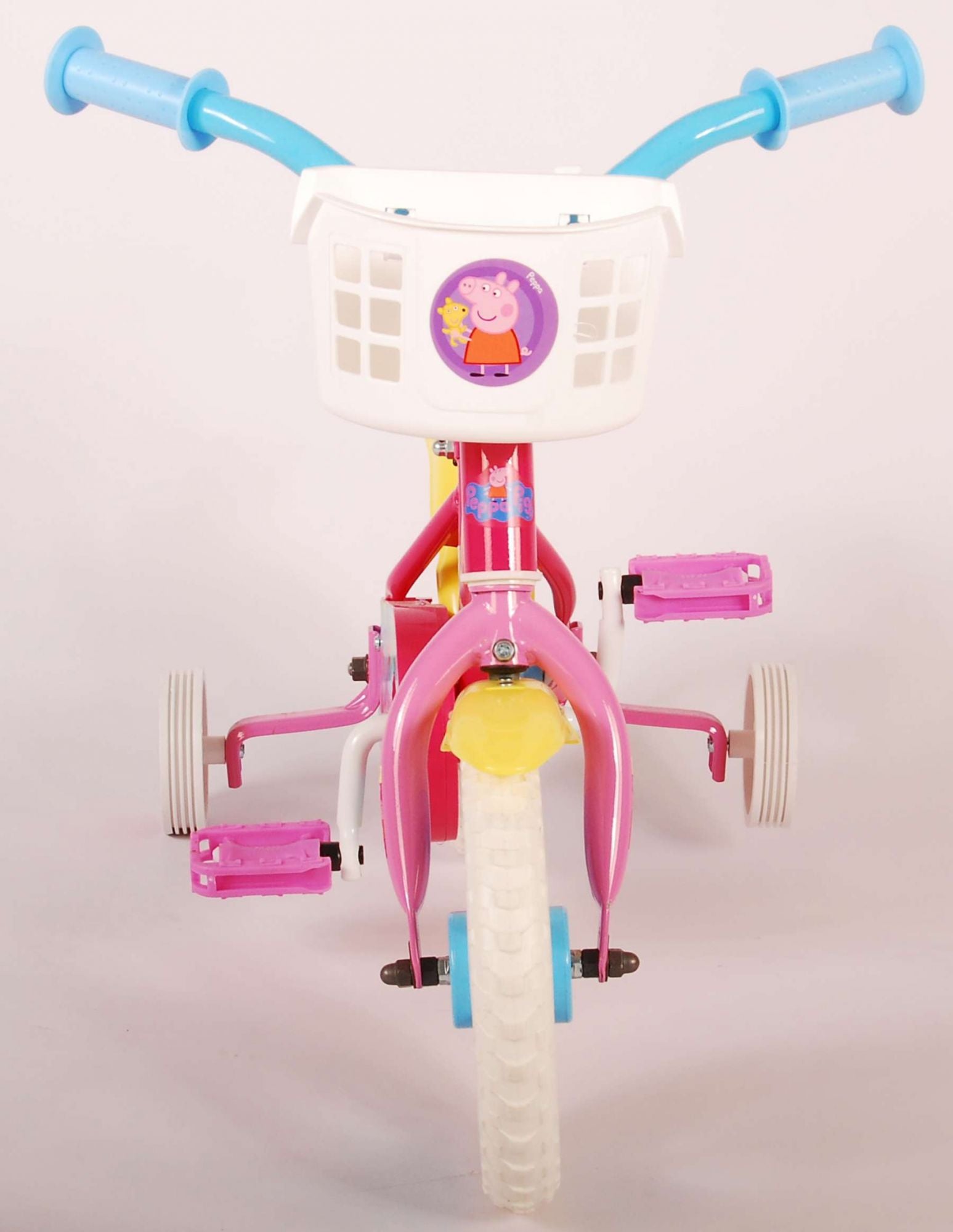 Vélo pour enfants Peppa Pig - Filles - 10 pouces - Rose Bleu - Go-getter