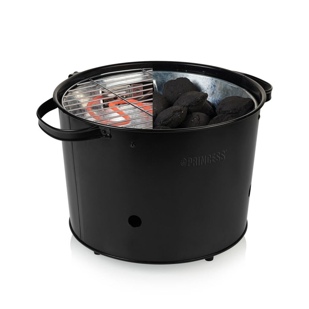 Princess 112240 Hybrid Bucket Barbecue Elektrisch Houts