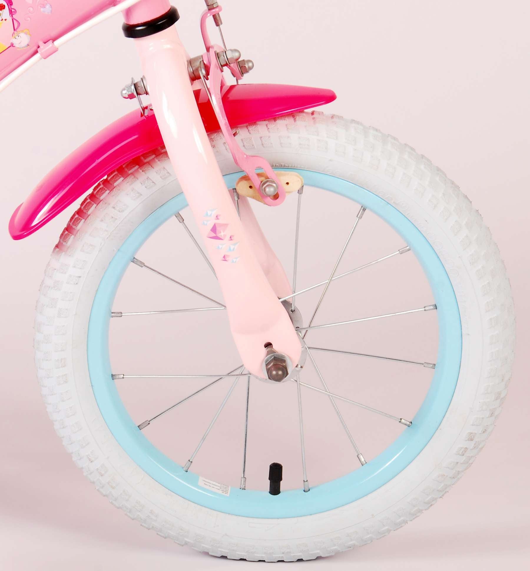 Disney Princess Kinderfiets - Meisjes - 14 inch - Roze - Twee Handremmen