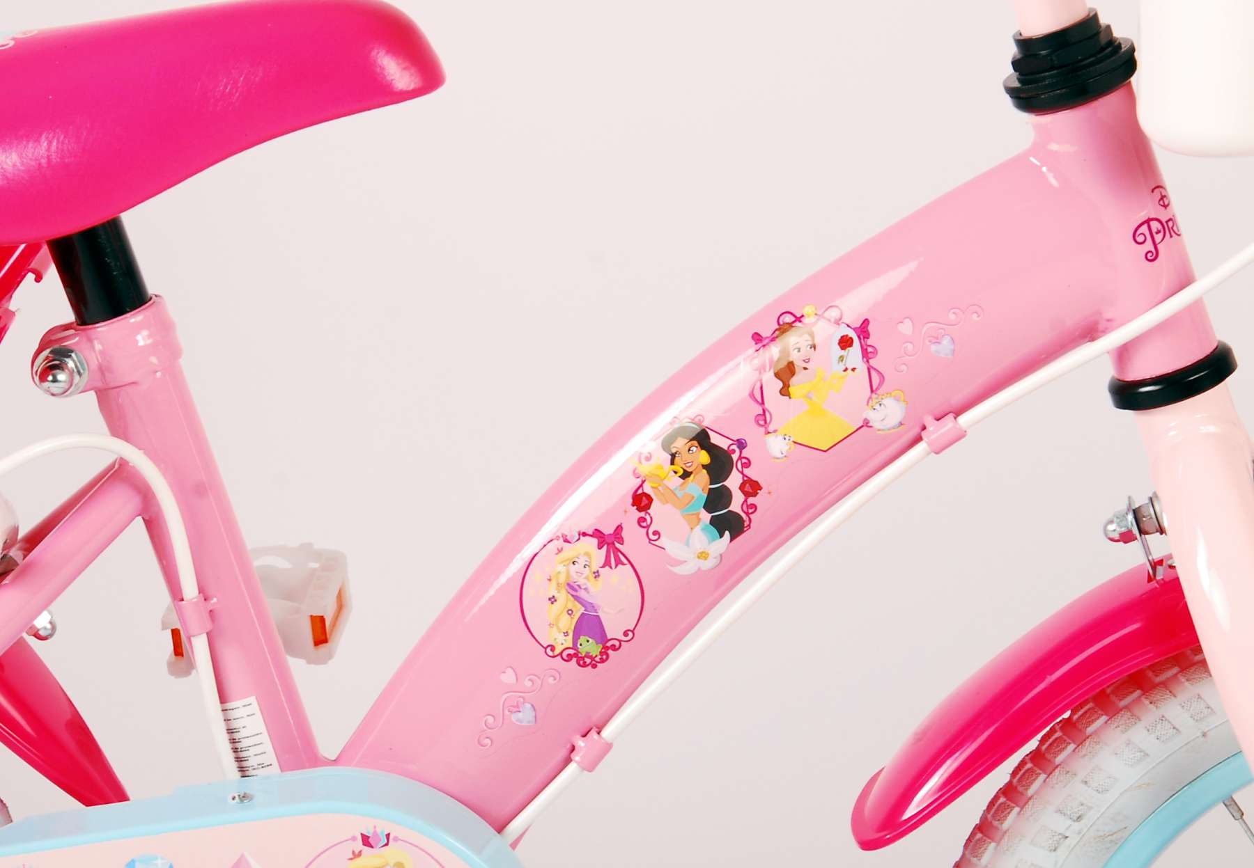 Disney Princess Kinderfiets - Meisjes - 14 inch - Roze - Twee Handremmen