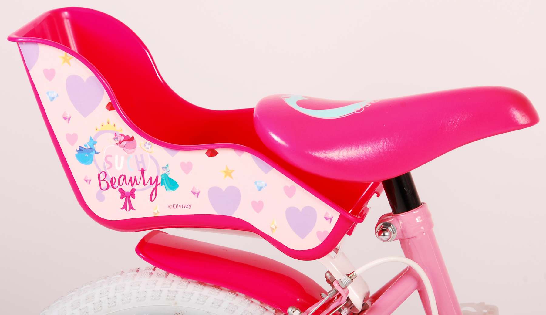 Disney Princess Kinderfiets - Meisjes - 14 inch - Roze - Twee Handremmen