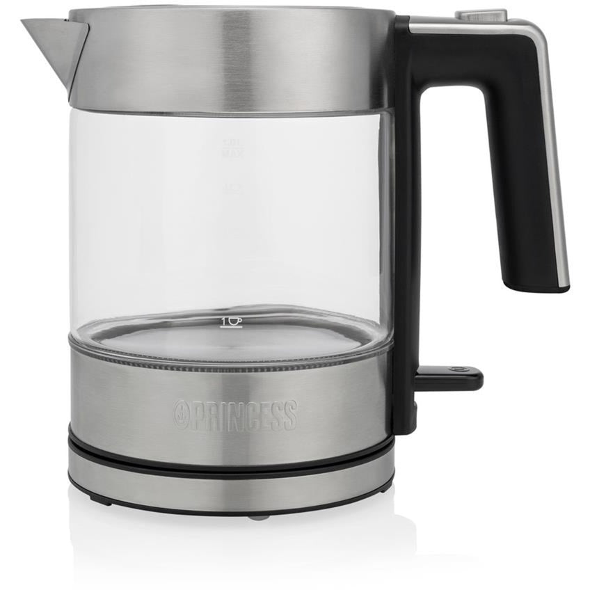 Princess 236040 glazen waterkoker brighton (transparant, 1 l)