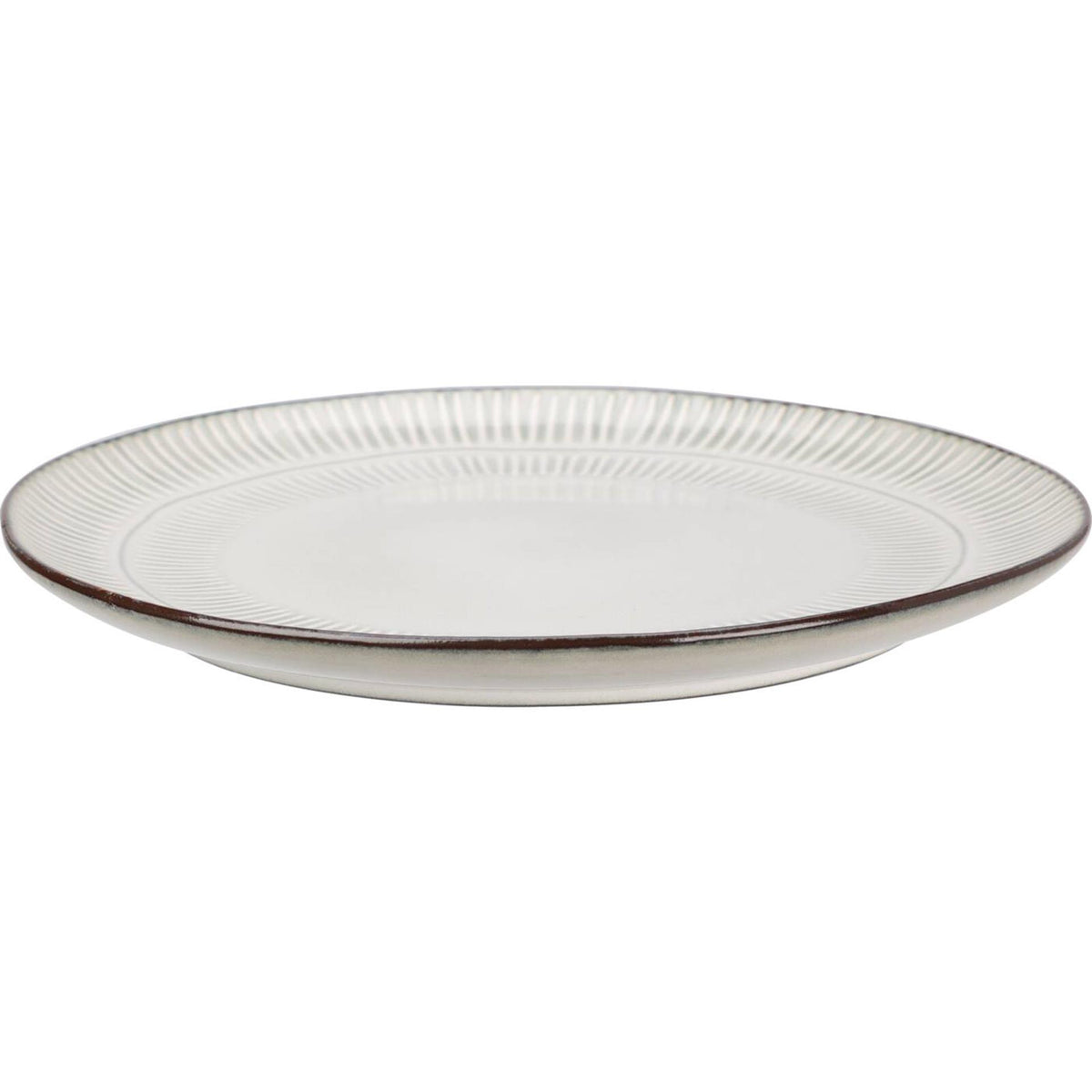 Excellent houseware bord aardewerk gres dia 27cm doos a 6 stuks