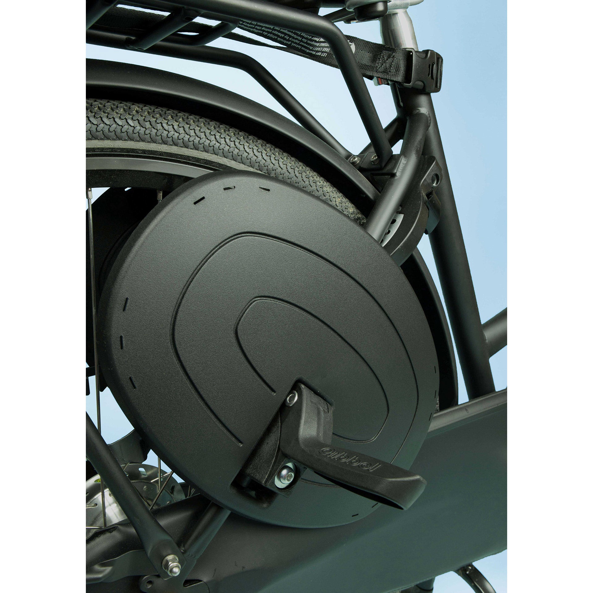 Qibbel achterzitje junior 6+ bagagedrager blauw