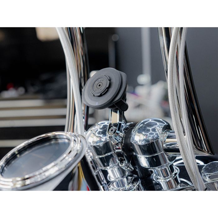 Quad lock motorcycle handlebar mount pro large - chrome