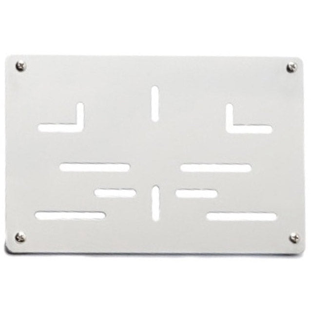 Support de plaque d'immatriculation 210x140 Alu Motor silver