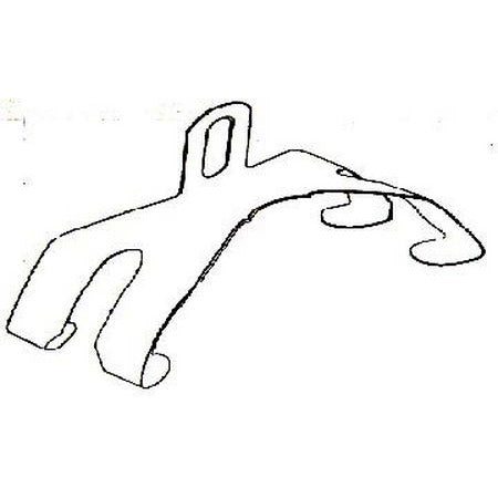 Sks spatbord ophangbeugel esge 35mm RVS