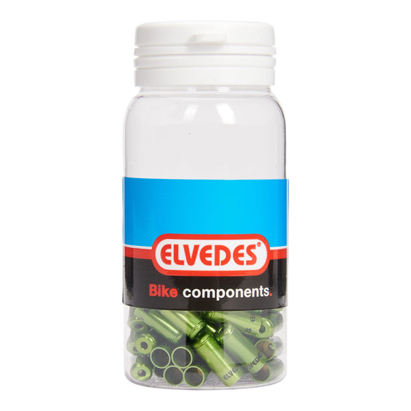 Chapeau de câble Elvedes 5mm scellé vert (50x) alun. VLE2012005
