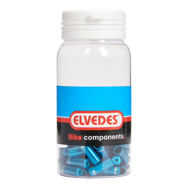 Capuchon de câble Elvedes 4,2 mm joint bleu (50x) alun. VLE2012009