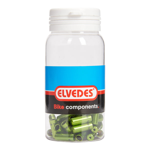 Capuchon de câble Elvedes 4,2 mm joint vert (50x) alun. VLE2012011