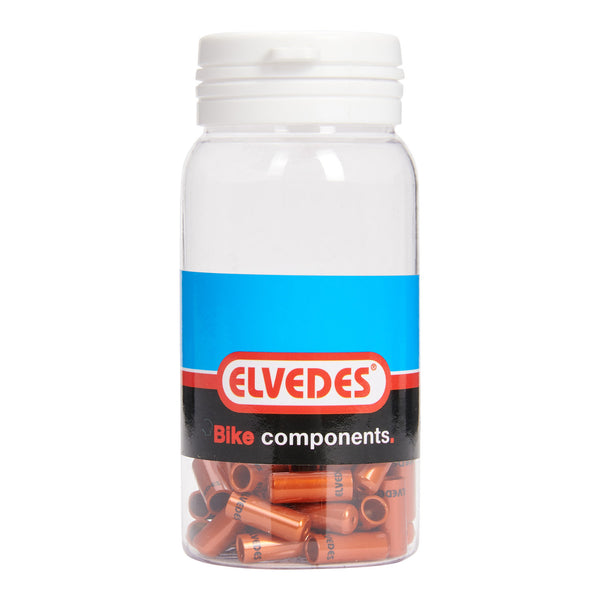 Capuchon de câble Elvedes 4,2 mm joint orange (50x) alun. VLE2012012