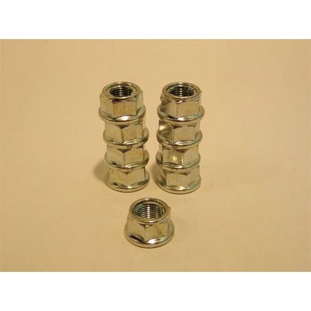 Bofix achterasmoer m16x1 borgring staal (10st)