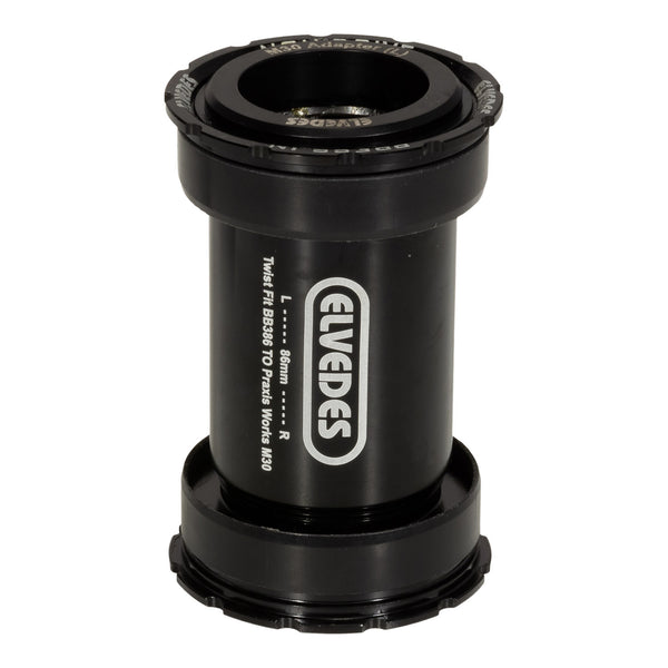 Boîtier de pédalier Twist fit Elvedes pour VTT de route BB386 Praxis 46 x 86 mm