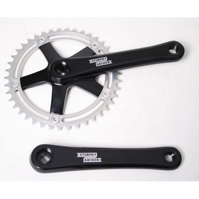 Sturmeyarcher sturmey archer crankstel zwart 42t 170mm fct62 (sa)