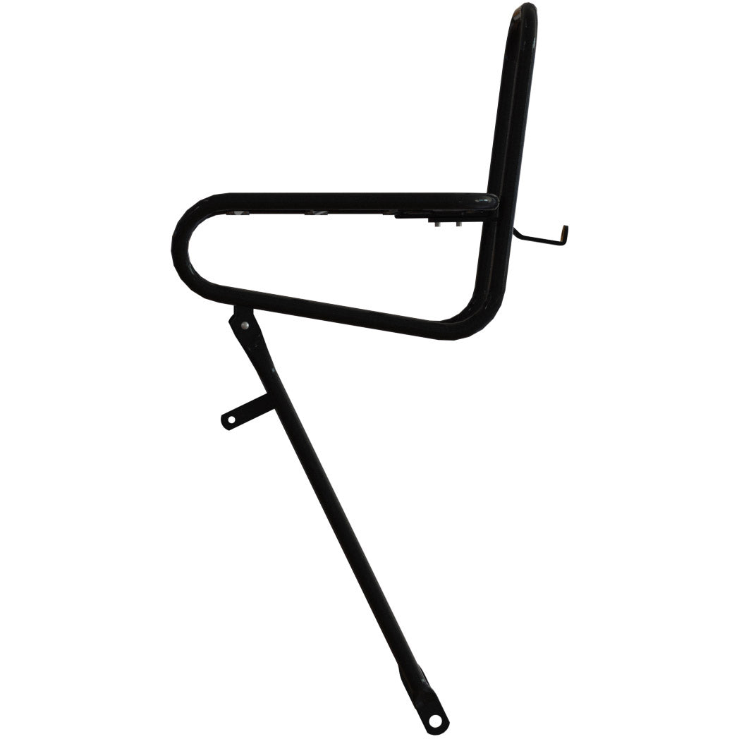 Voordrager Steco glad zwart 25cm