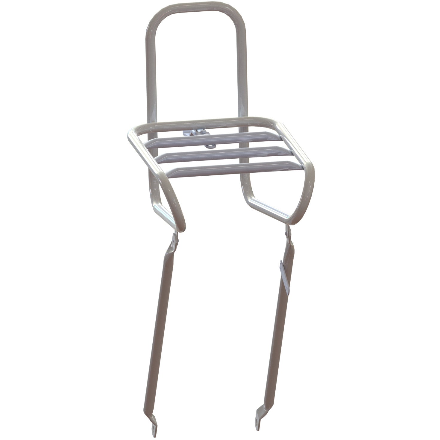 Steco gladde voordrager 25cm kroonboutmontage wit