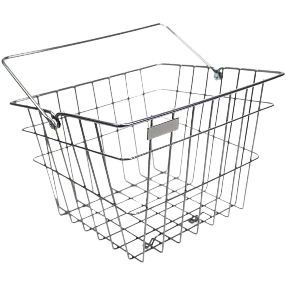 Steco draadmand vintage staal chroom