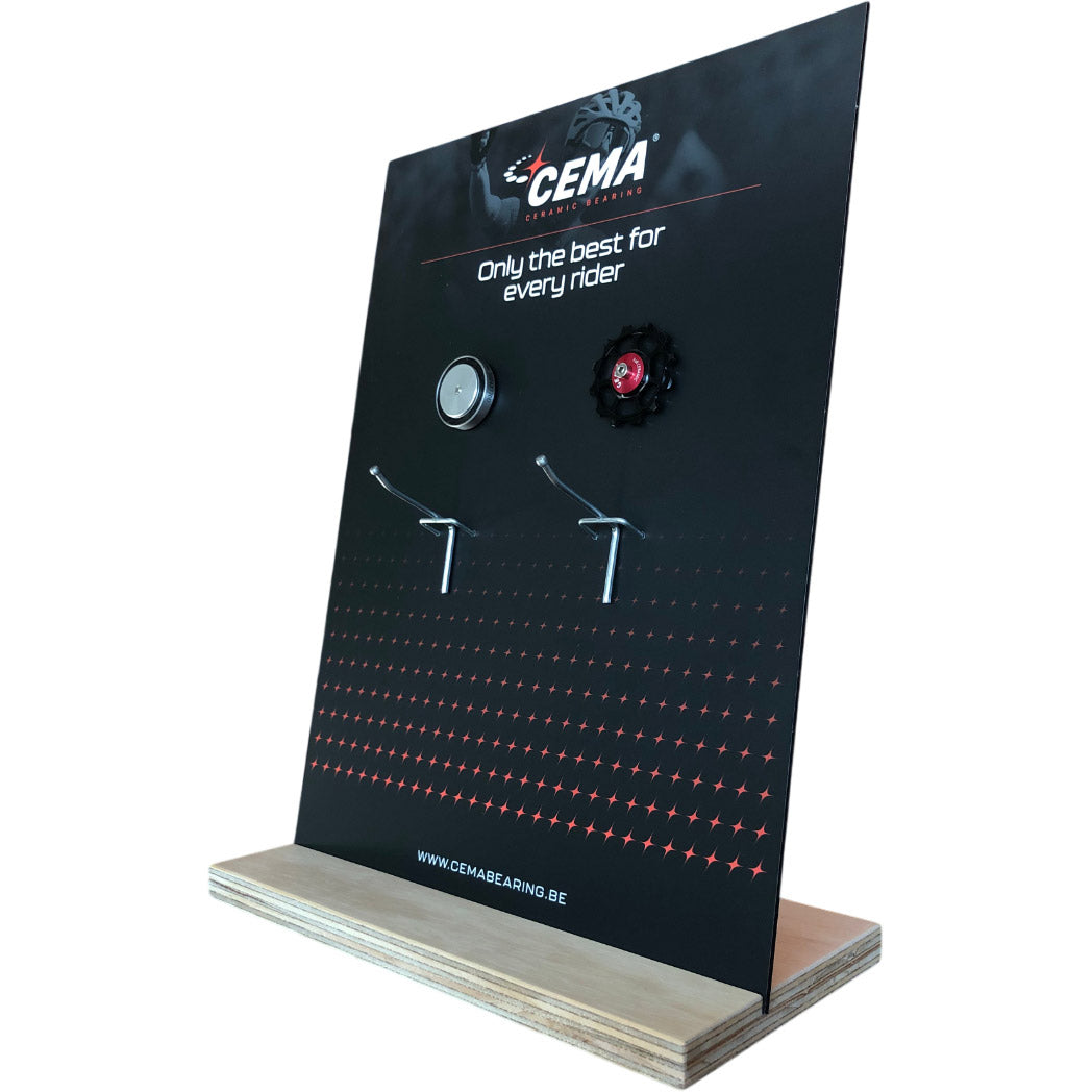 Cema toonbankdisplay derailleurwieltjes katrollen