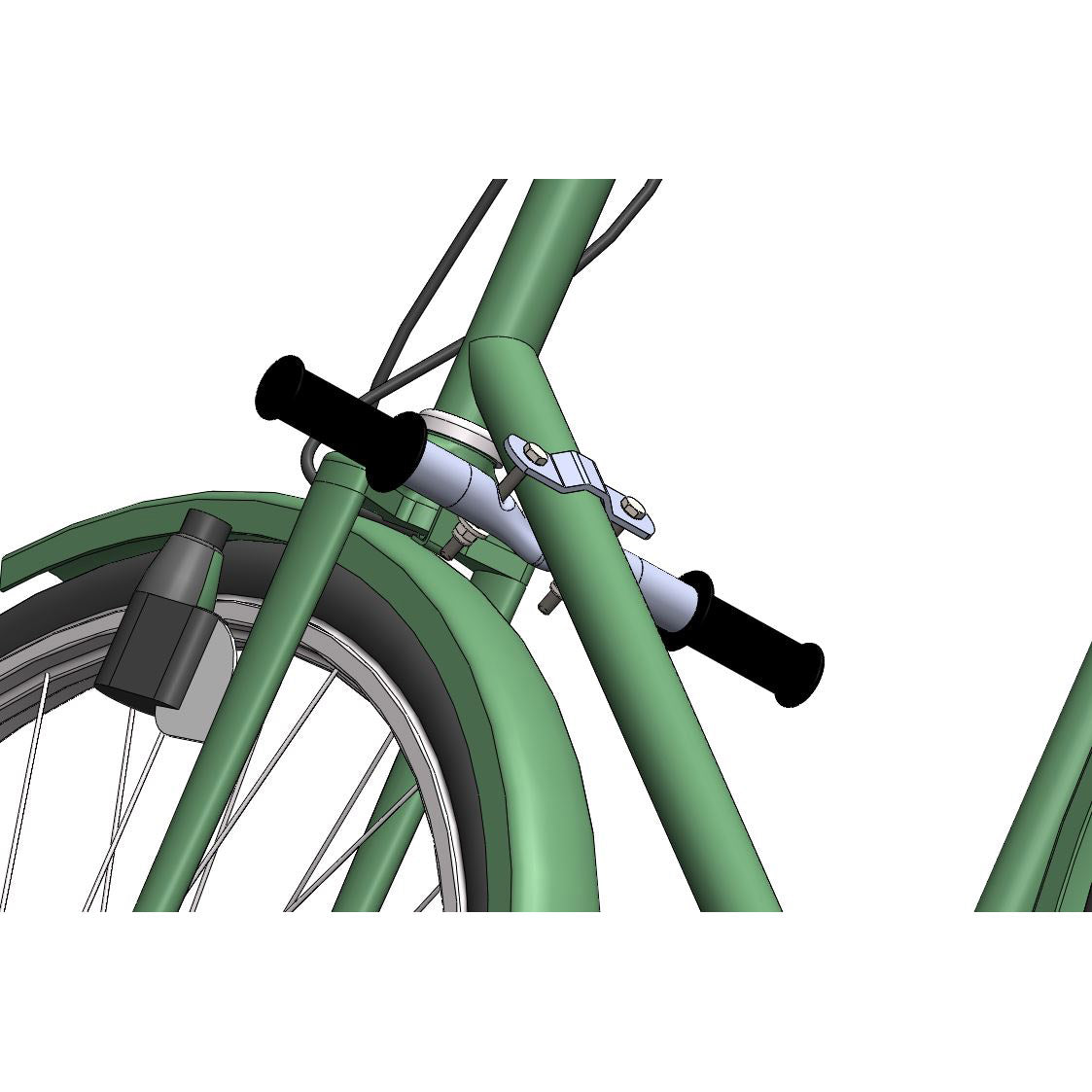 Voetrusten steco buisbevestiging